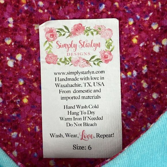 Simply Starlyn Designs 2 Piece‎ Set Girls 6 Blue Horton Hears A Who Elephant - Picture 4 of 4